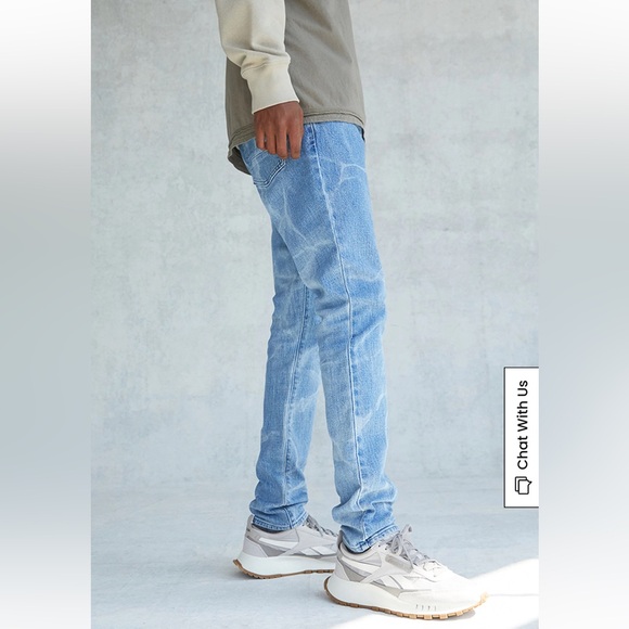 💥3/$30💥NWT - PacSun Jett Stacked Skinny Comfort Jeans, Bleach - 36Wx32L - Picture 5 of 8